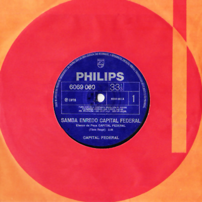 SAMBA ENREDO CAPITAL FEDERAL - COMPACTO SIMPLES - 1972